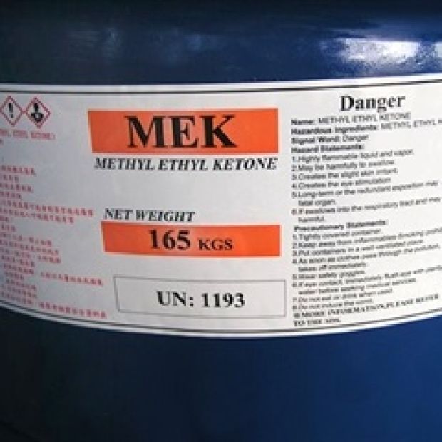 Methyl ethylketone – MEK – CH3C(O)CH2CH3